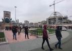 Taksim Camii'nin ana kubbesinin yapımına başlandı