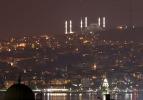 Çamlıca Camii'nin minareleri aydınlatıldı