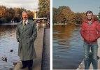 Dedesinin 30 yıl önceki pozlarını aynı yerde verdi