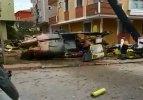Sancaktepe'de helikopter düştü! İlk fotoğraflar...