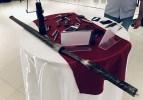 Kartal adliyesinde ele geçirilen suç eşyaları sergilendi