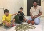 Babaları 'bu sizin geleceğiniz' dedi: 8 bin lira biriktirdiler