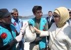 Emine Erdoğan'dan Salda Gölü'ne ziyaret