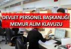 Devlet Personel Başkanlığı (DPB) memur alım klavuzu yayınlandı!