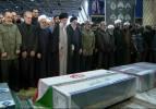 Süleymani'nin cenaze töreninden dikkat çeken fotoğraflar