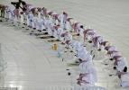 Kabe'de namaz sosyal mesafede kılınıyor