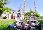 Selimiye Camii Meydanında dua ettiler, özgürlüğün tadını çıkardılar