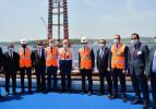 1915 Çanakkale Köprüsü'nün 318 metrelik çelik kuleleri tamamlandı