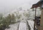 Artvin&rsquo;de Mayıs ayında kar yağdı, hayvancılıkla uğraşanlar zor anlar yaşadı