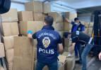 10 bin şişe sahte içki ile yakalandılar