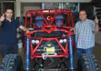 Yarışlara katılabilmek için kendi off-road aracını yaptı