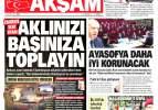 14 Temmuz gazete manşetleri