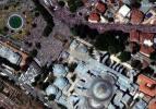 Ayasofya'nın açılışı uydudan böyle görüntülendi