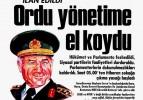 12 Eylül darbesi manşetlere ve fotoğraflara böyle yansıdı!