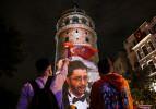 Cumhuriyet konseri Galata Kulesi'nden yansıtıldı