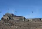 Atak helikopterleri Kars Kalesi'nde nefes kesti! 
