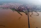 'Turuncu alarm' verilen Ergene Nehri taştı