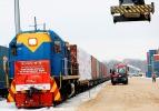 Rusya'ya giden ilk ihracat blok treni hedefe ulaştı