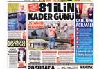 1 Mart Pazartesi gazete manşetleri - Yerli s&uuml;r&uuml;c&uuml;s&uuml;z ve d&uuml;nyada bir ilk!