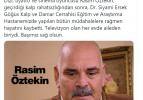 Usta oyuncu Rasim &Ouml;ztekin i&ccedil;in siyaset&ccedil;i ve &uuml;nl&uuml;lerden başsağlığı mesajları paylaşıldı