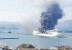 Yunanistan’da lüks kruz gemisinde yangın!