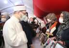 Diyanet İşleri Başkanı Erbaş, evlat n&ouml;betindeki ailelerle bir araya geldi