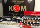 İşte Sedat Peker grubu operasyonunda ele geçirilen silah ve mühimmatlar!