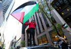 New York'ta İsrail'in Filistin işgali ve ABD'nin İsrail'e desteği protesto edildi