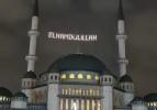Taksim Camii’nin ilk mahyası: Elhamdülillah