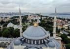 Sultanahmet Camii Kubbe alemi yerleştiriliyor