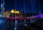 Ayasofya-i Kebir Cami-i Şerifi ve Galata Kulesi 15 Temmuz'a özel görsellerle ışıklandırıldı