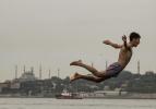 İstanbul'dan sıcak hava manzaraları