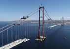 1915 Çanakkale Köprüsünün yolu böyle görüntülendi!