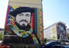 Bosna Hersek'in sokaklarını süsleyen duvar resimleri