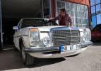 1975 model Mercedes otomobiline gözü gibi bakıyor!