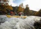 Marmara'nın yeni parkurunda sonbahar renkleri arasında rafting keyfi