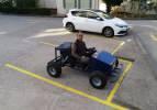 Evde sıkılınca 7 bin liraya ‘Go kart’ arabası yaptı!