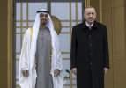 Cumhurbaşkanı Erdoğan, Prens bin Zayid'i resmi törenle karşıladı! İşte dikkat çeken anlar...