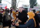Erdoğan Gaziantep'te kadın kooperatiflerinin standını ziyaret etti