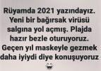 2021'in komik yeni yıl mesajları!