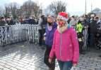 Ayasofya'da yılın ilk cumasında turist yoğunluğu