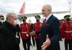  Cumhurbaşkanı Erdoğan'a Arnavutluk'ta samimi karşılama
