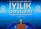  Cumhurbaşkanı Erdoğan, 'Uluslararası İyilik Ödülleri' programına katıldı