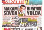 14 Nisan Perşembe gazete manşetleri - Makam şovda, 16 milyon yolda!