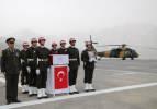 Şehit üsteğmen için Hakkari'de uğurlama töreni