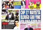 28 Mayıs Cumartersi gazete manşetleri - Kirli plana darbe!