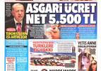 2 Temmuz Cumartesi gazete manşertleri - Asgari ücret zammı manşetlerde! Hangi gazete nasıl gördü?