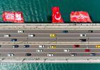 15 Temmuz Şehitler Köprüsü'ne Türk bayrağı asıldı