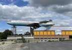 Çatıya yerleştirilen Boeing 707 ilgi çekiyor