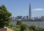 Kore'deki Dünya'nın en yüksek 5'inci gökdeleni olan "Lotte World Tower"